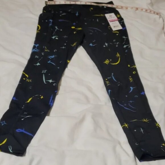 POP Fit 2-Pack Try Me On Leggings in Purple and Black Size Large NWT - Picture 6 of 11